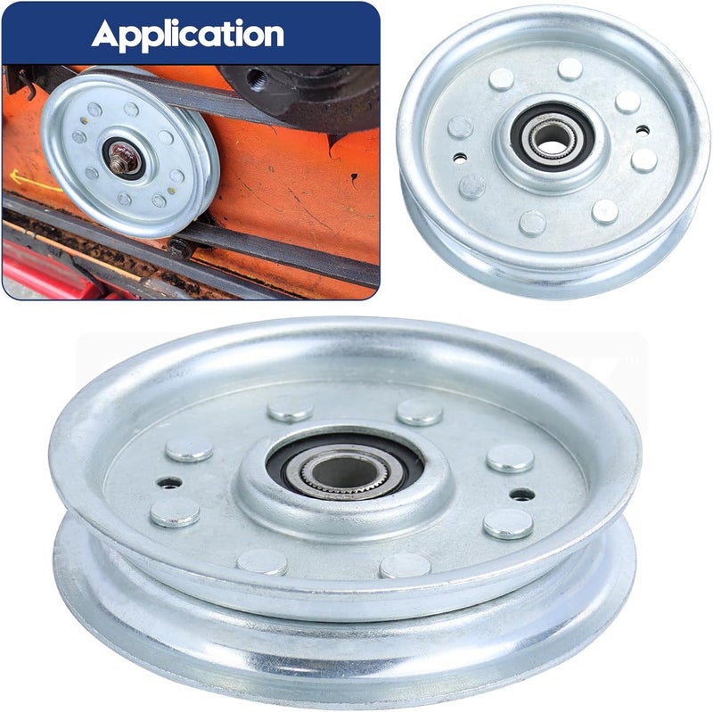 GUSUHAWK AM37249 Idler Pulley Replaces John Deere AM107468, AM37442, AM35862, AM37249 Idler Pulley for John Deere F525 GT235 GT245 GT275 LX188 RX75 S2554 STX38 X300 X500 180 265 345 Mower Deck Parts - Image 5